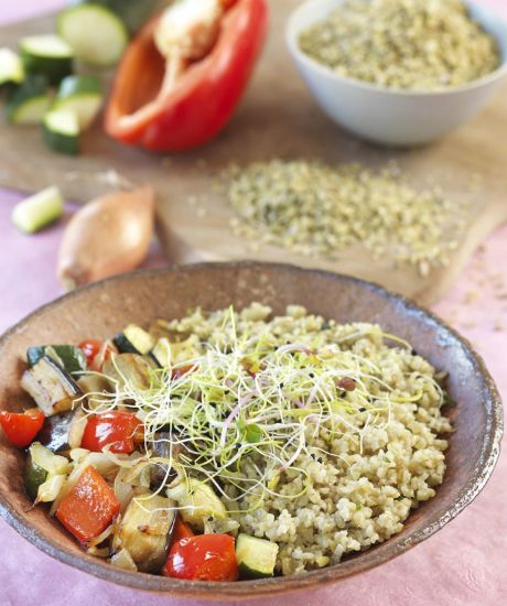 https://scarabee-biocoop.life/Salade de freekeh aux légumes d'été