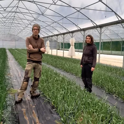 marion et pierre primeurs ferme des 5 sens