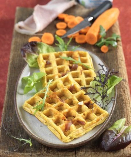 https://scarabee-biocoop.life/gaufres salées carotte jambon et fromage de brebis