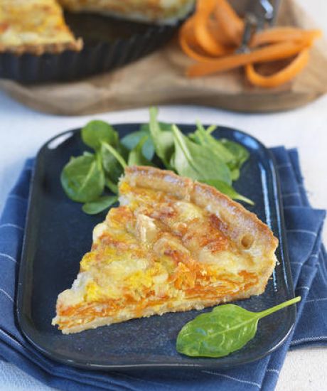 https://scarabee-biocoop.life/tarte veggie aux carottes et fromage de brebie