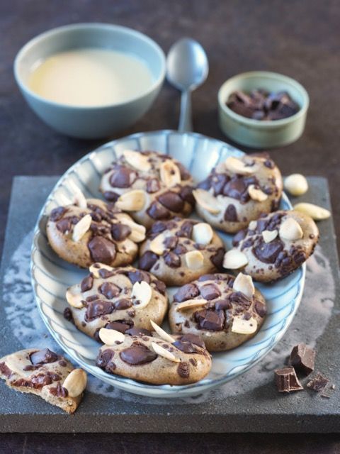cookies au sarrasin amandes et chocolat