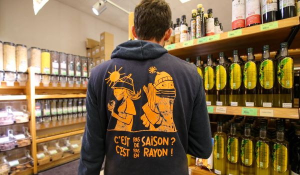 Produits de saison chez scarabée biocoop