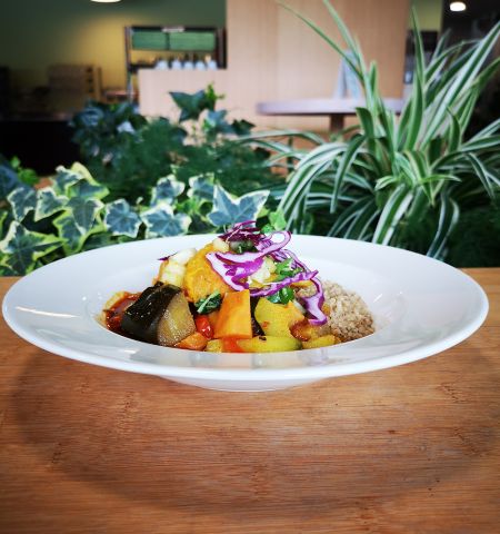 Colombo de patate douce dahl et quinoa